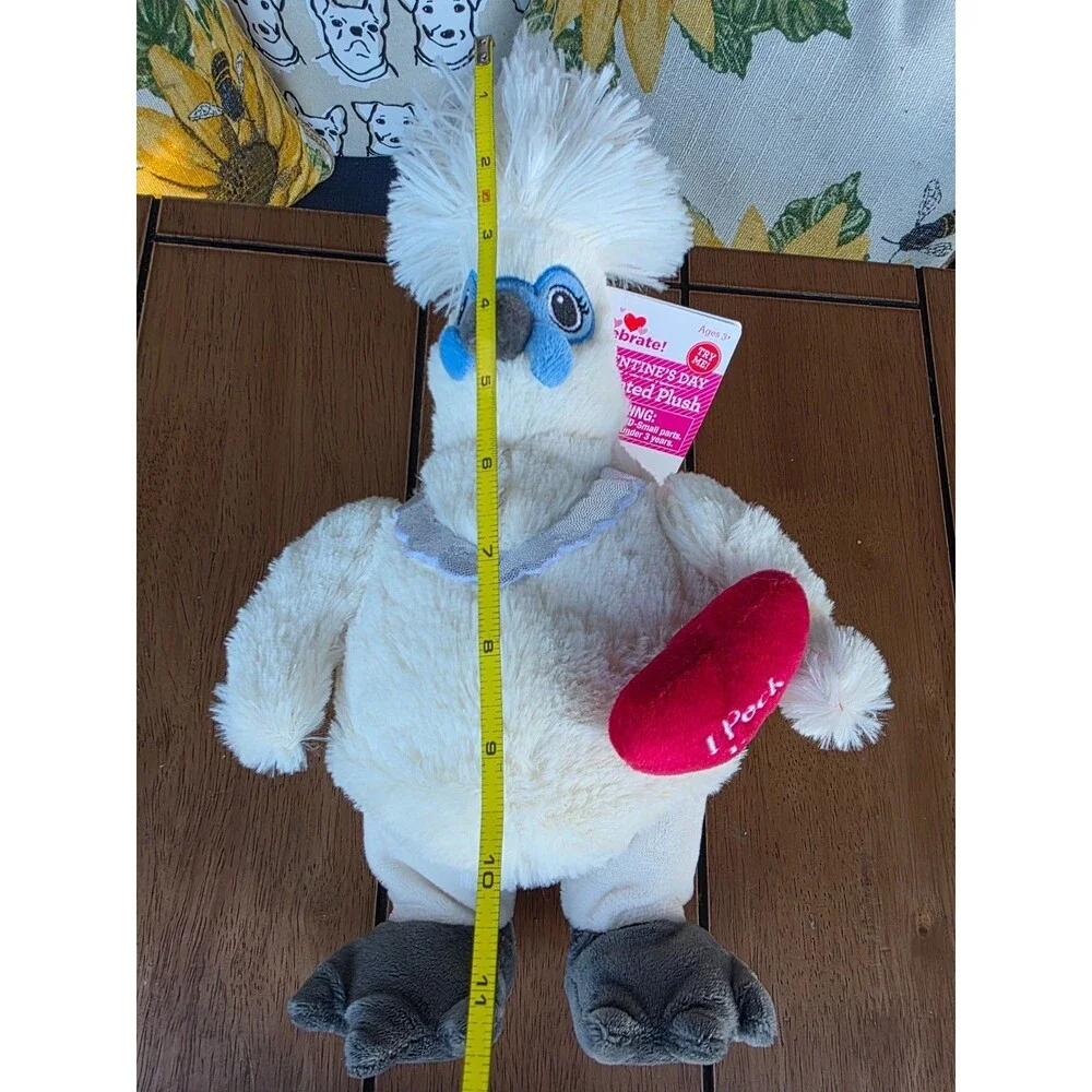 Gemmy Animated Dancing Chicken Plush Sings Pretty Girls Walk Valentines Dancing